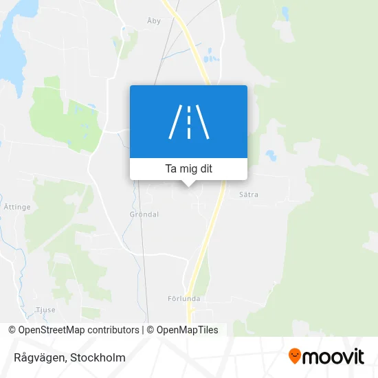 Rågvägen karta