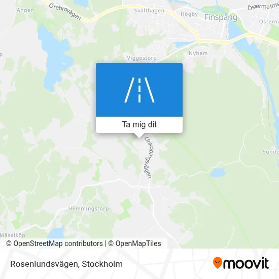 Rosenlundsvägen karta