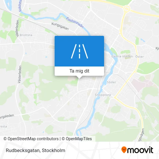 Rudbecksgatan karta
