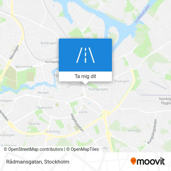 Rådmansgatan karta