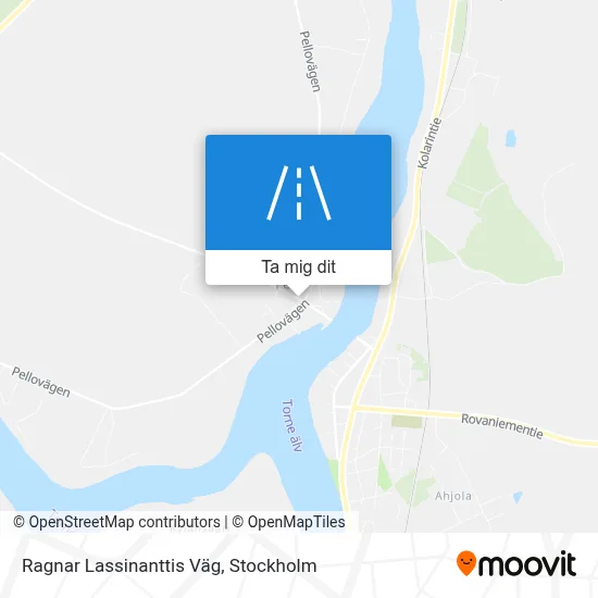 Ragnar Lassinanttis Väg karta