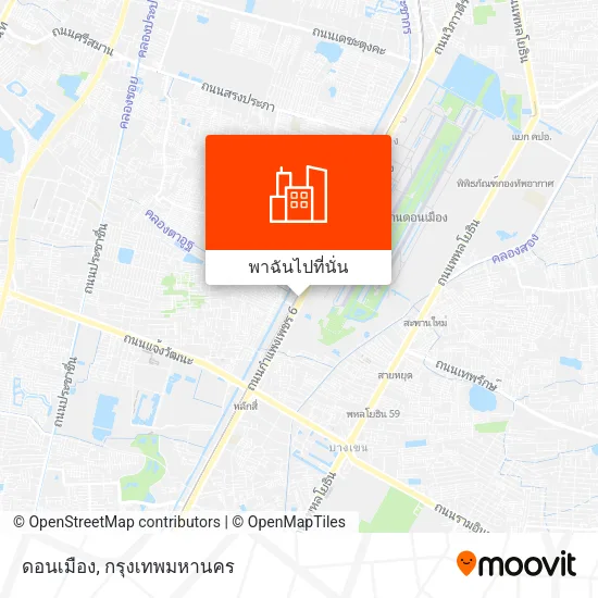 ดอนเมือง แผนที่
