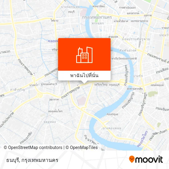 ธนบุรี แผนที่