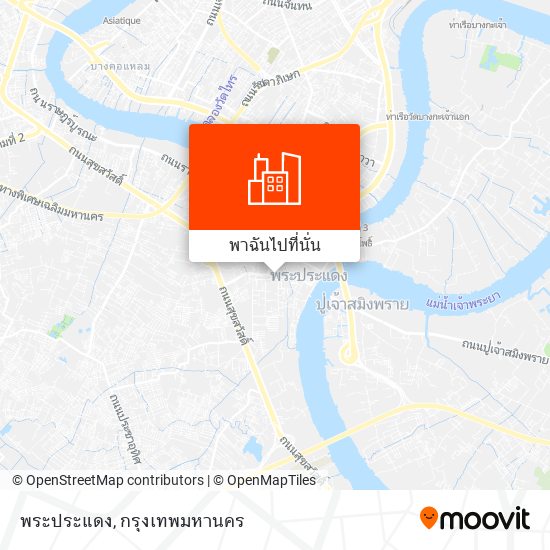 พระประแดง แผนที่