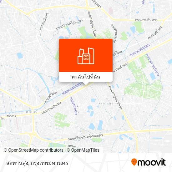 สะพานสูง แผนที่