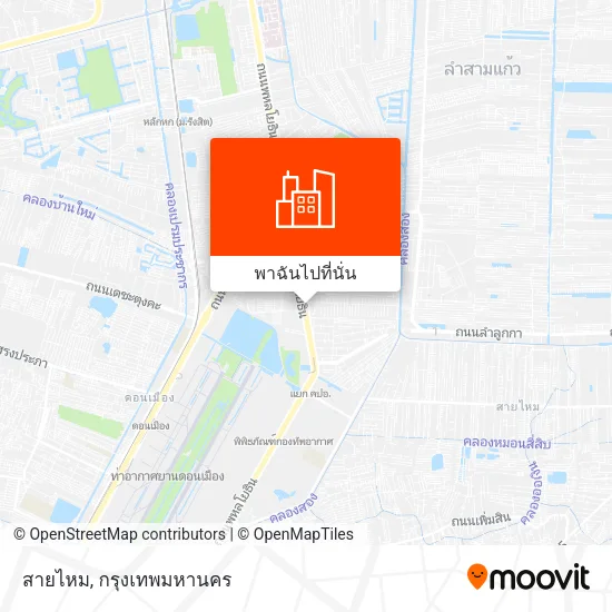สายไหม แผนที่