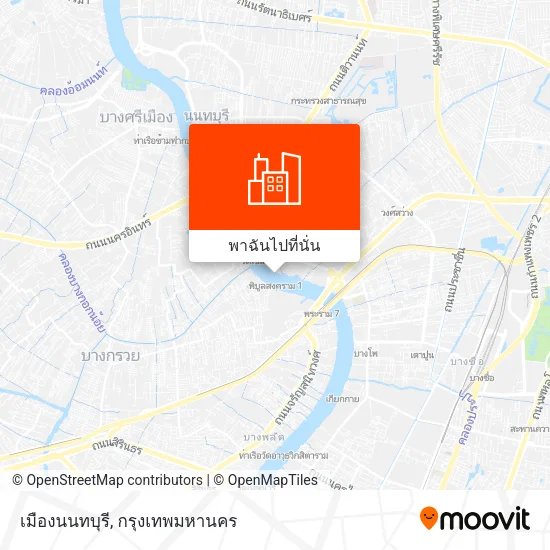 เมืองนนทบุรี แผนที่