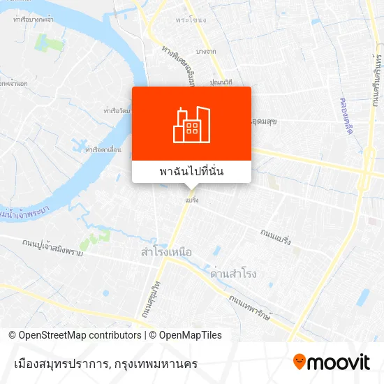 เมืองสมุทรปราการ แผนที่