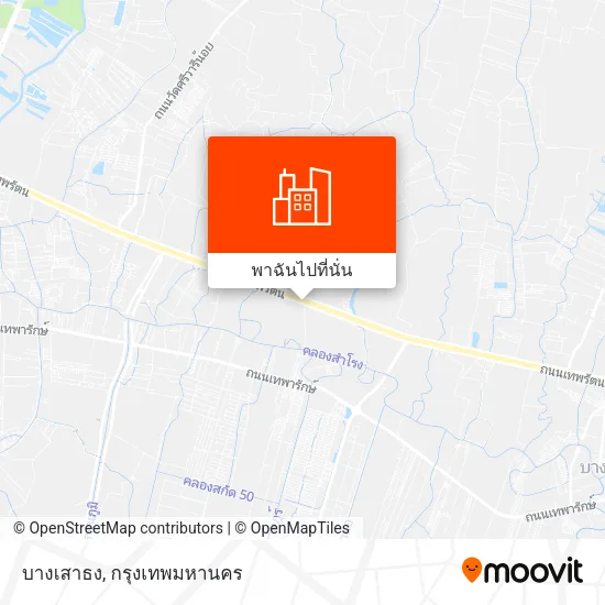 บางเสาธง แผนที่