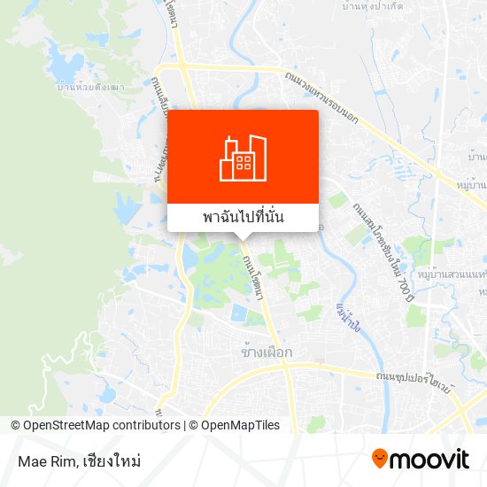 Mae Rim แผนที่