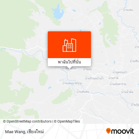 Mae Wang แผนที่