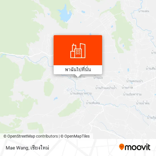 Mae Wang แผนที่