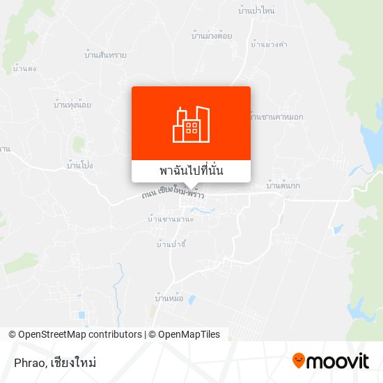 Phrao แผนที่