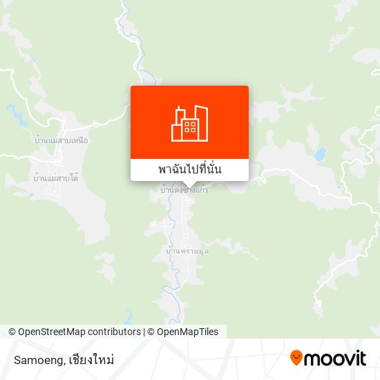 Samoeng แผนที่