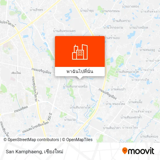 San Kamphaeng แผนที่