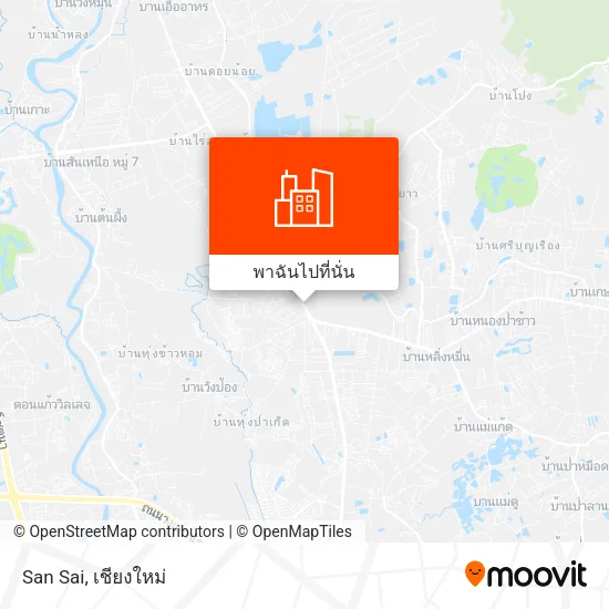 San Sai แผนที่