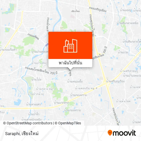 Saraphi แผนที่