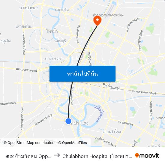 ตรงข้ามวัดสน Opp WAT Son to Chulabhorn Hospital (โรงพยาบาลจุฬาภรณ์) map