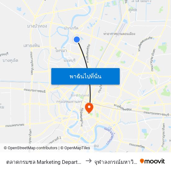 ตลาดกรมชล Marketing Department Lakes to จุฬาลงกรณ์มหาวิทยาลัย map