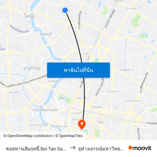 ซอยทานสัมฤทธิ์;Soi Tan Samrit to จุฬาลงกรณ์มหาวิทยาลัย map