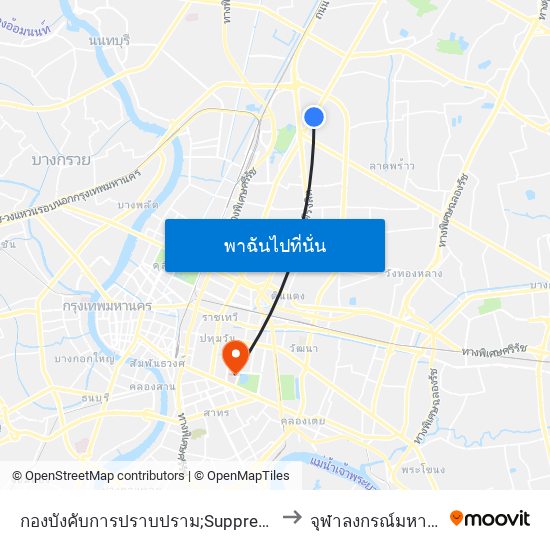 กองบังคับการปราบปราม;Suppression Division to จุฬาลงกรณ์มหาวิทยาลัย map