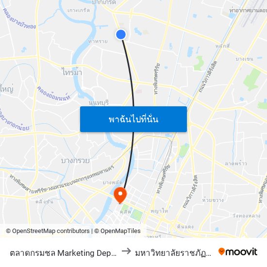 ตลาดกรมชล Marketing Department Lakes to มหาวิทยาลัยราชภัฏสวนสุนันทา map