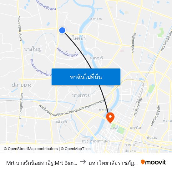 Mrt บางรักน้อยท่าอิฐ;Mrt Bang Rak Noi Tha It to มหาวิทยาลัยราชภัฏสวนสุนันทา map