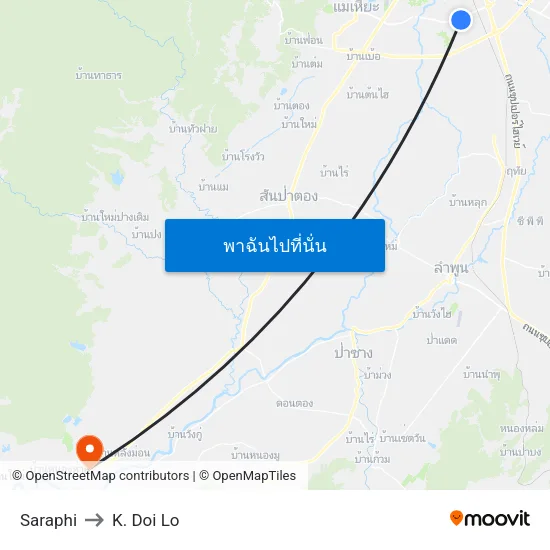 Saraphi to K. Doi Lo map