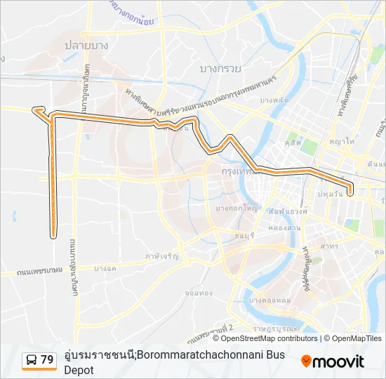 79 Bus Line Map