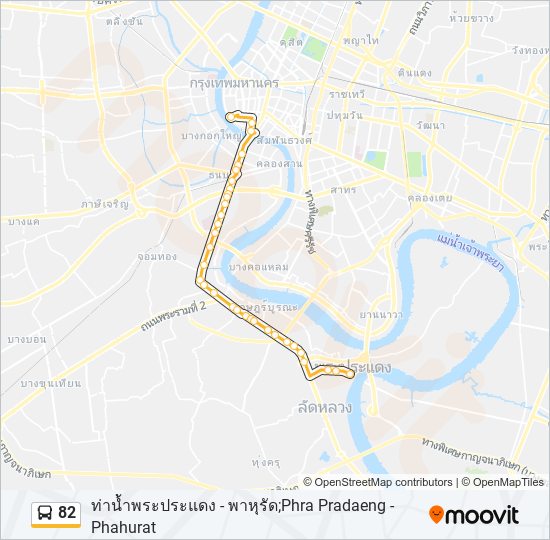 82 Route: Schedules, Stops & Maps - ท่าน้ำพระประแดง;Phra Pradaeng (Updated)
