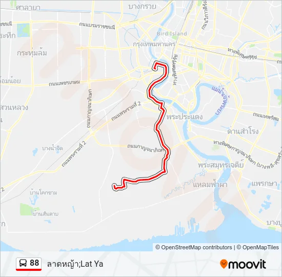 88 Bus Line Map