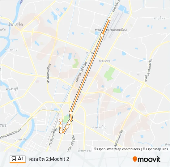 A1 Bus Line Map