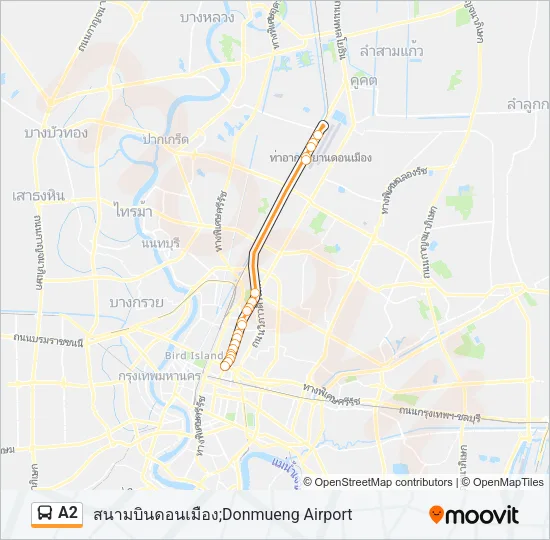 A2 Bus Line Map