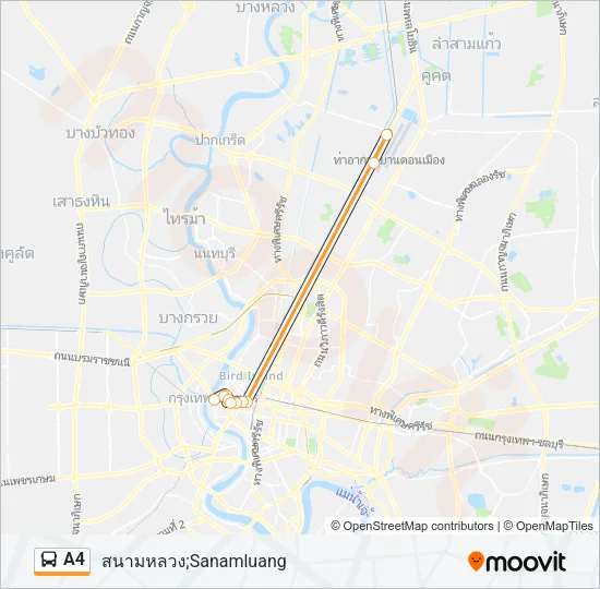 A4 Bus Line Map