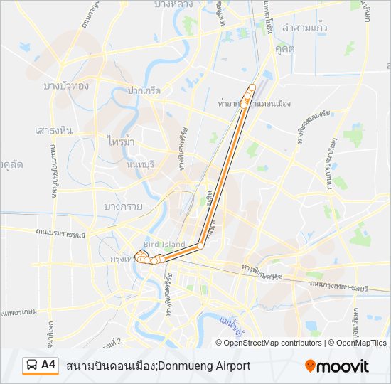 A4 Bus Line Map