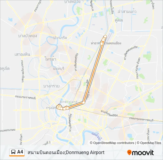 A4 Bus Line Map