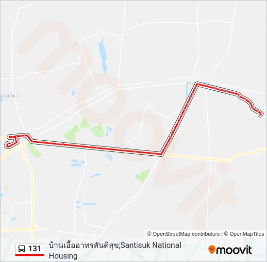 131 Bus Line Map