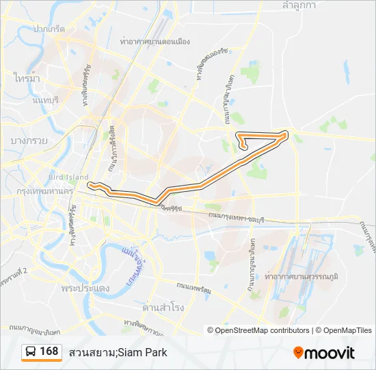 168 Bus Line Map