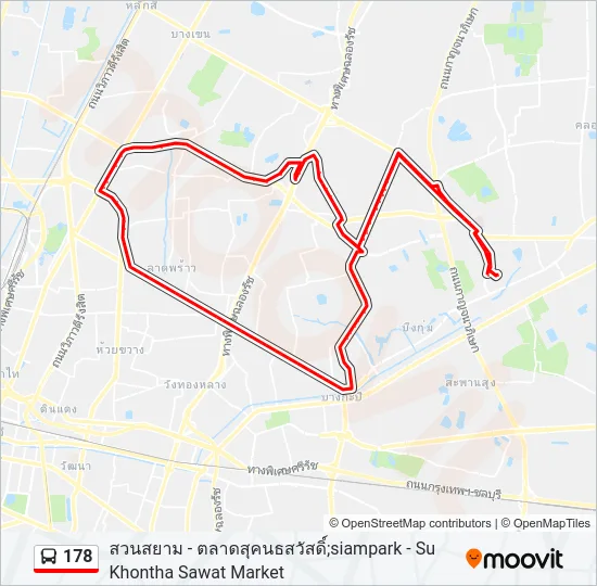 178 Bus Line Map