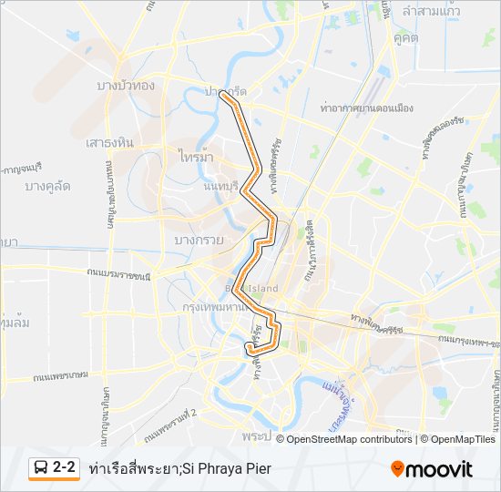 2-2 รถบัส แผนที่สายรถ