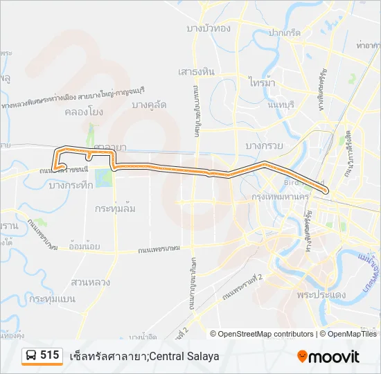 515 Bus Line Map