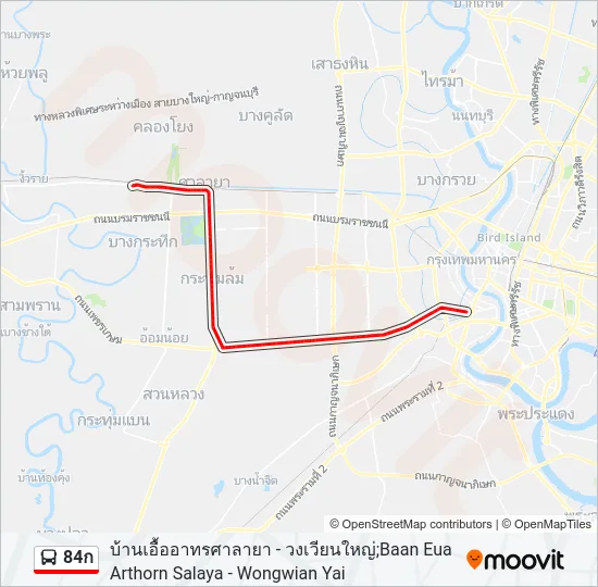 84ก Bus Line Map