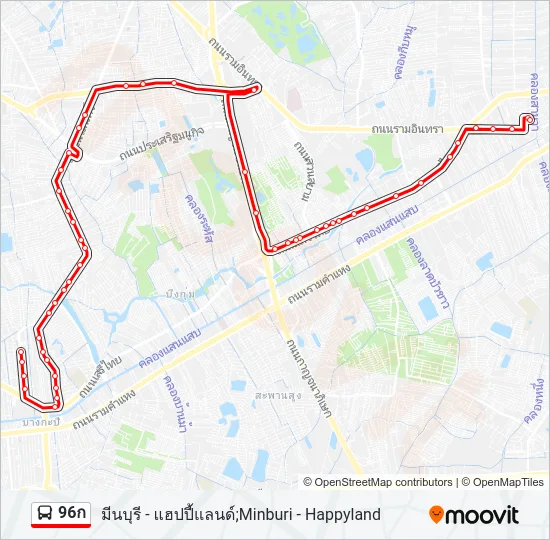 96ก Bus Line Map