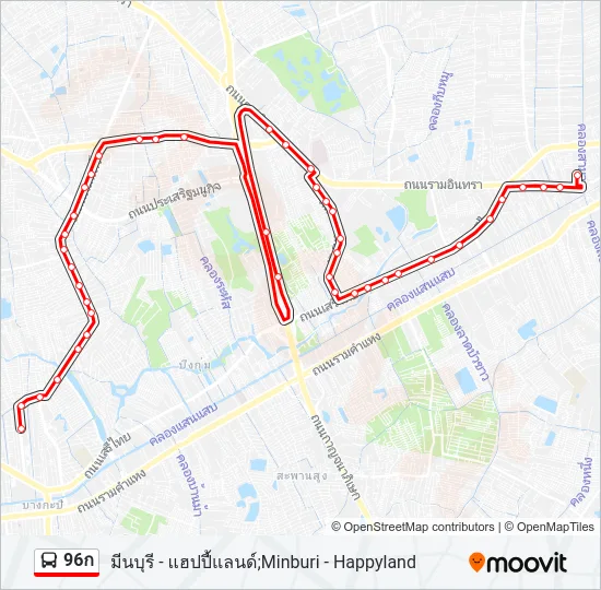 96ก Bus Line Map