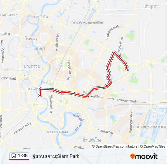 138 Route Schedules Stops Maps Siam Park Updated 