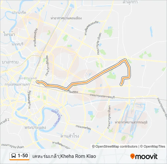 1-50 Bus Line Map