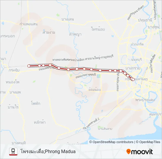 351 Train Line Map