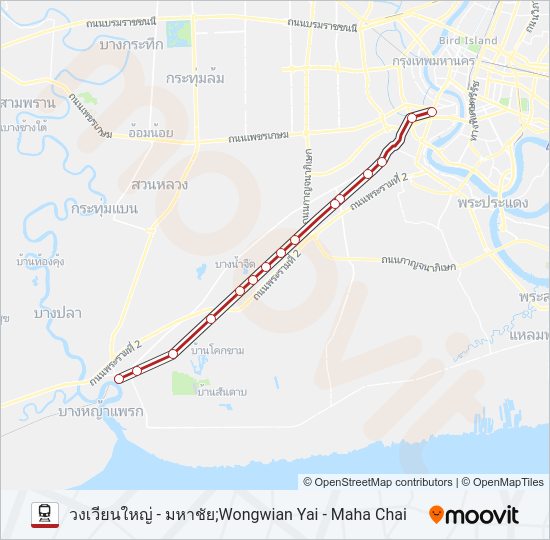 4309 รถไฟ แผนที่สายรถ