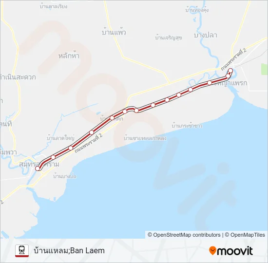 4384 Train Line Map