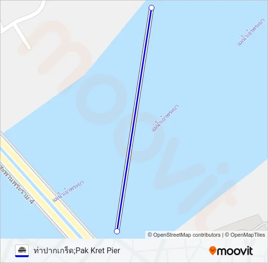 เรือข้ามฟาก Ferry Line Map